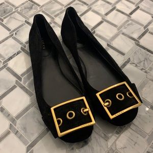 Gucci Buckle Flats